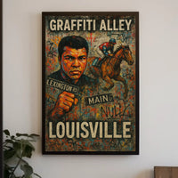 Graffiti Alley: Dynamic Louisville Street Art Sports Poster PosterGoat