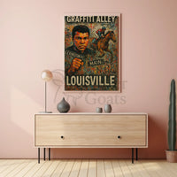 Graffiti Alley: Dynamic Louisville Street Art Sports Poster PosterGoat