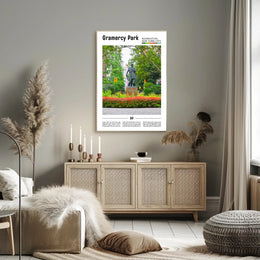 Gramercy Park Historical View Manhattan Travel Poster PosterGoat