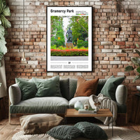 Gramercy Park Historical View Manhattan Travel Poster PosterGoat