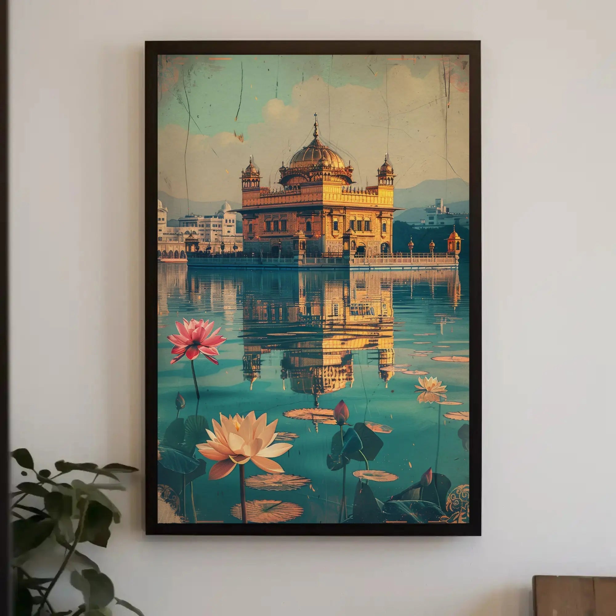 Grand Building on Water Cultural or Heritage Poster PosterGoat