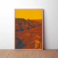 Grand Canyon Vintage Travel Art National Park Poster PosterGoat