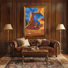 Grand Staircase-Escalante Scenic Vintage Travel Poster PosterGoat