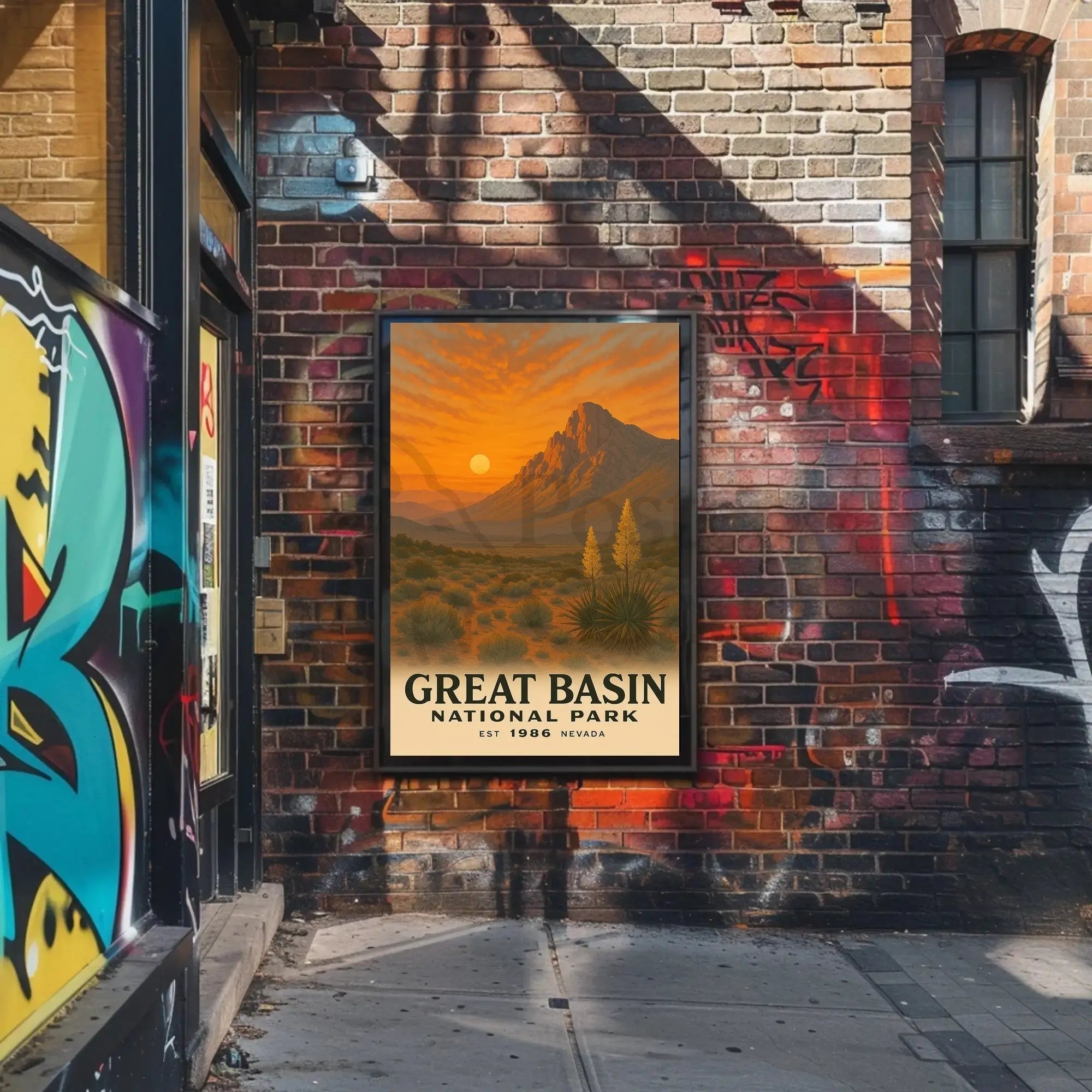 Great Basin National Park Vintage Travel Poster PosterGoat