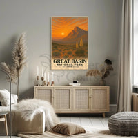 Great Basin National Park Vintage Travel Poster PosterGoat