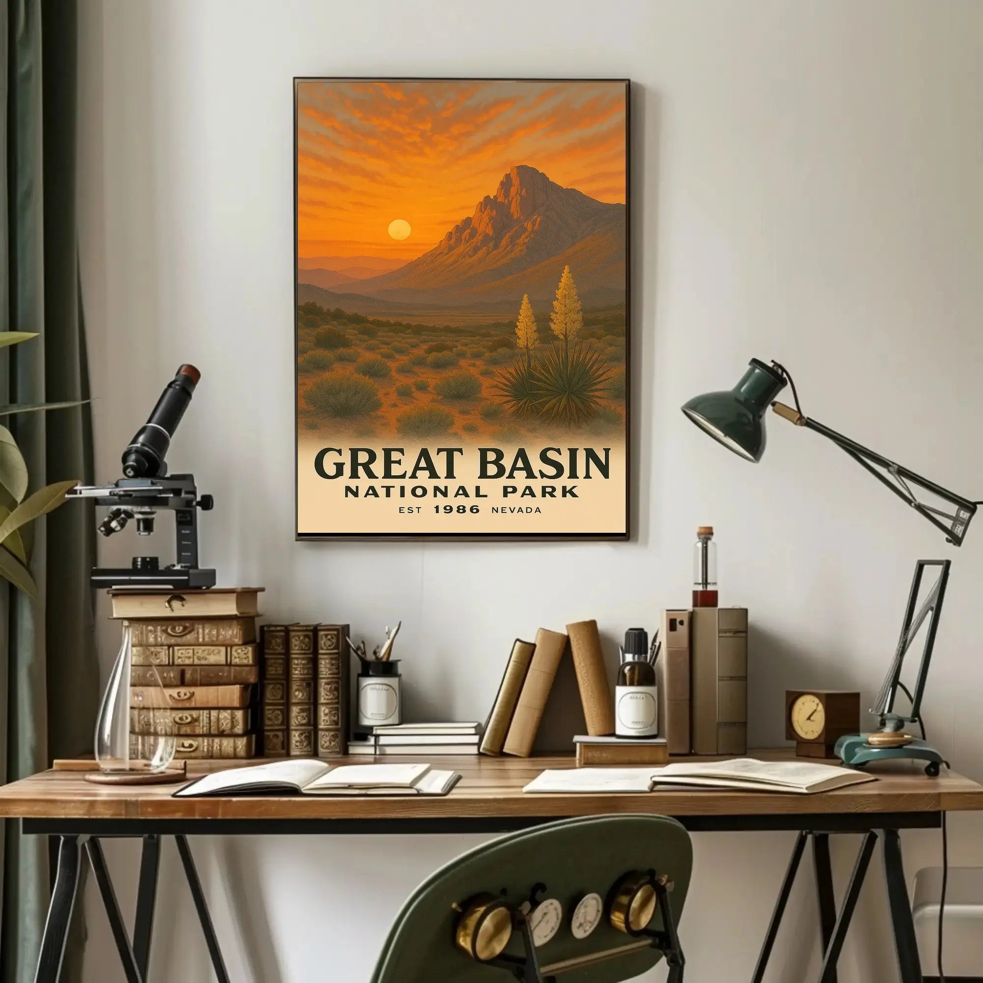 Great Basin National Park Vintage Travel Poster PosterGoat