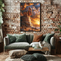 Great Sphinx of Giza Surreal Art Cultural Poster PosterGoat