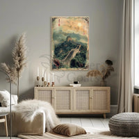Great Wall of China Cultural Heritage Poster PosterGoat