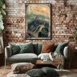 Great Wall of China Cultural Heritage Poster PosterGoat