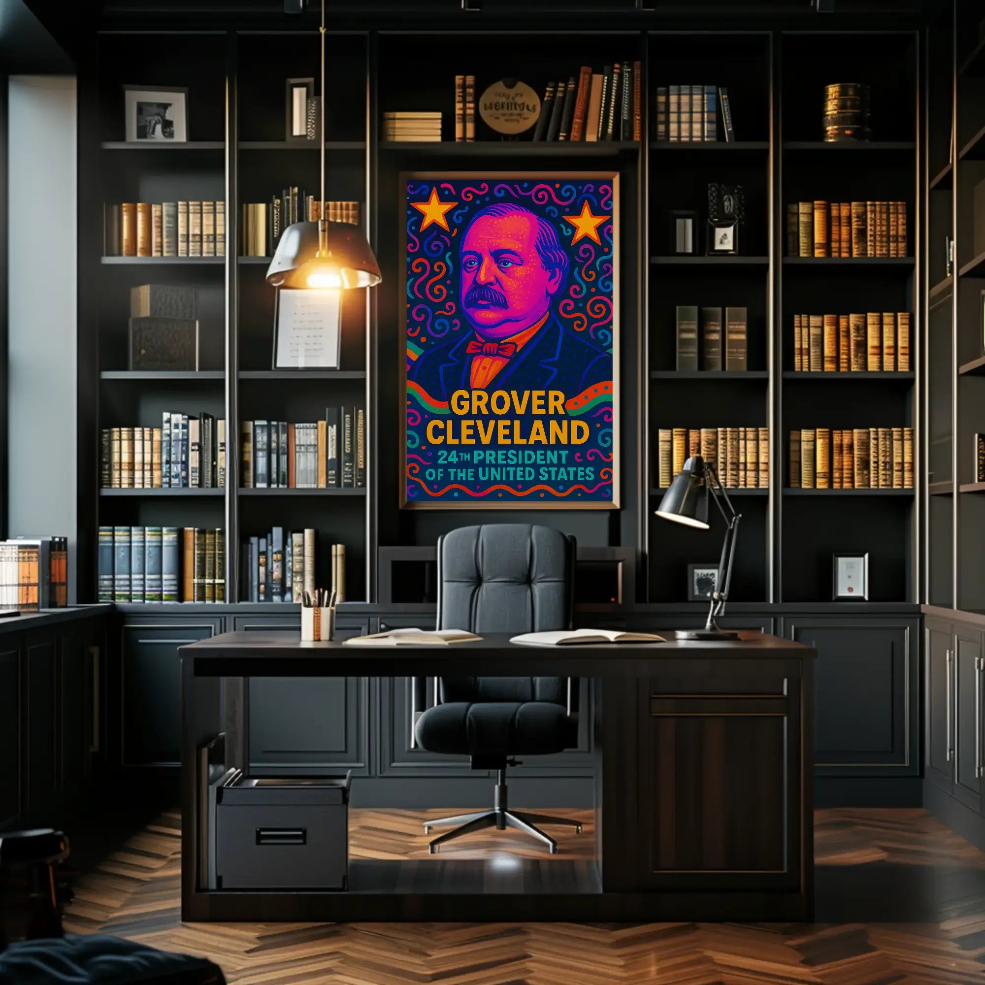 Grover Cleveland Pop Art Historical Poster PosterGoat