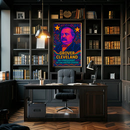 Grover Cleveland Pop Art Historical Poster PosterGoat