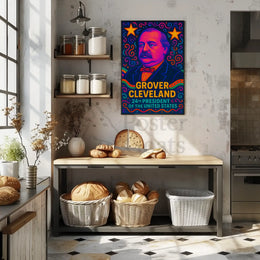 Grover Cleveland Pop Art Historical Poster PosterGoat