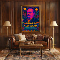 Grover Cleveland Pop Art Historical Poster PosterGoat
