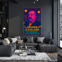 Grover Cleveland Pop Art Historical Poster PosterGoat