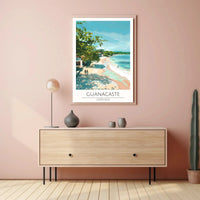 Guanacaste Costa Rica Beach Scene Travel Poster PosterGoat