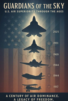 Guardians of the Sky Military Recruitment Poster PosterGoat