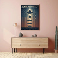Guardians of the Sky Military Recruitment Poster PosterGoat