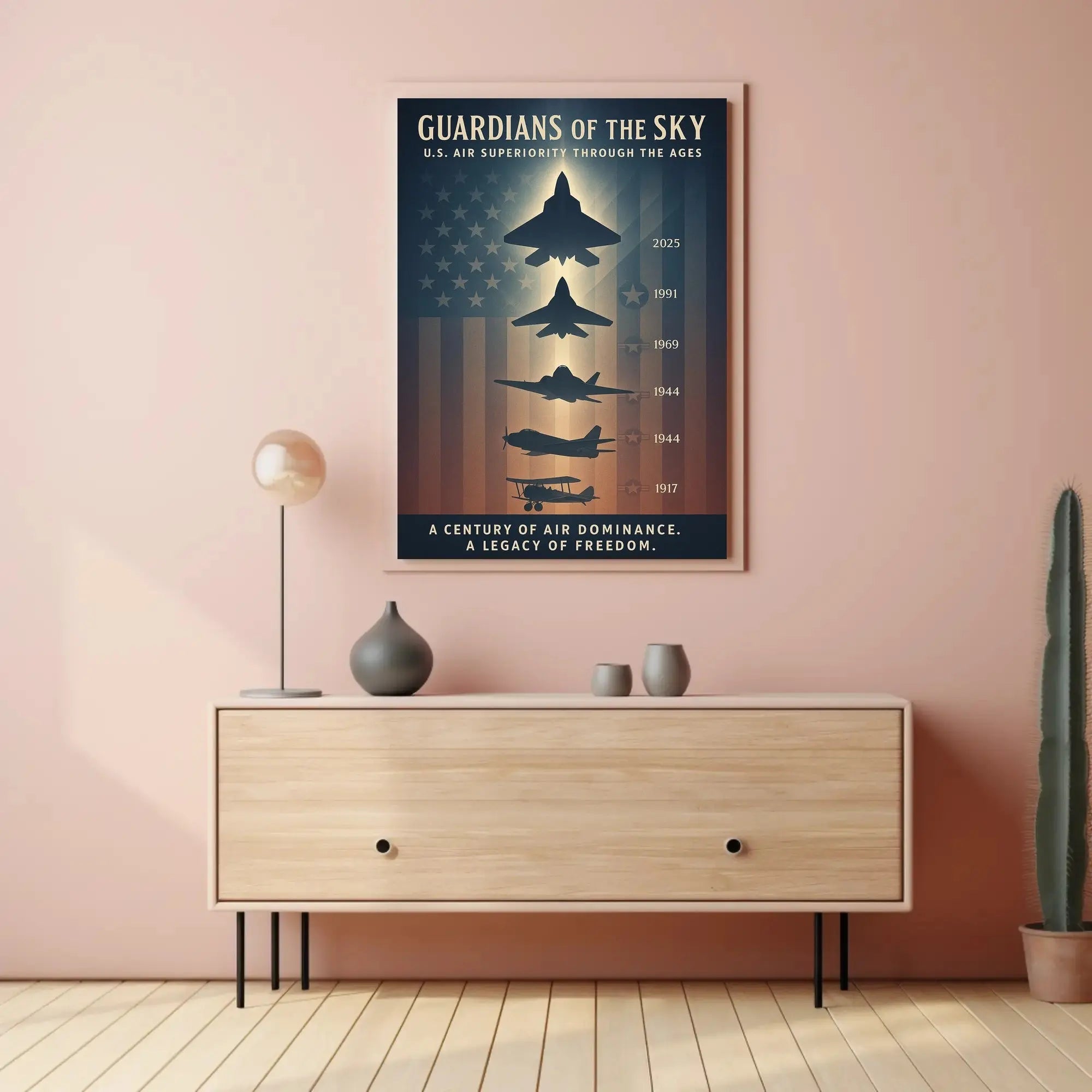 Guardians of the Sky Military Recruitment Poster PosterGoat