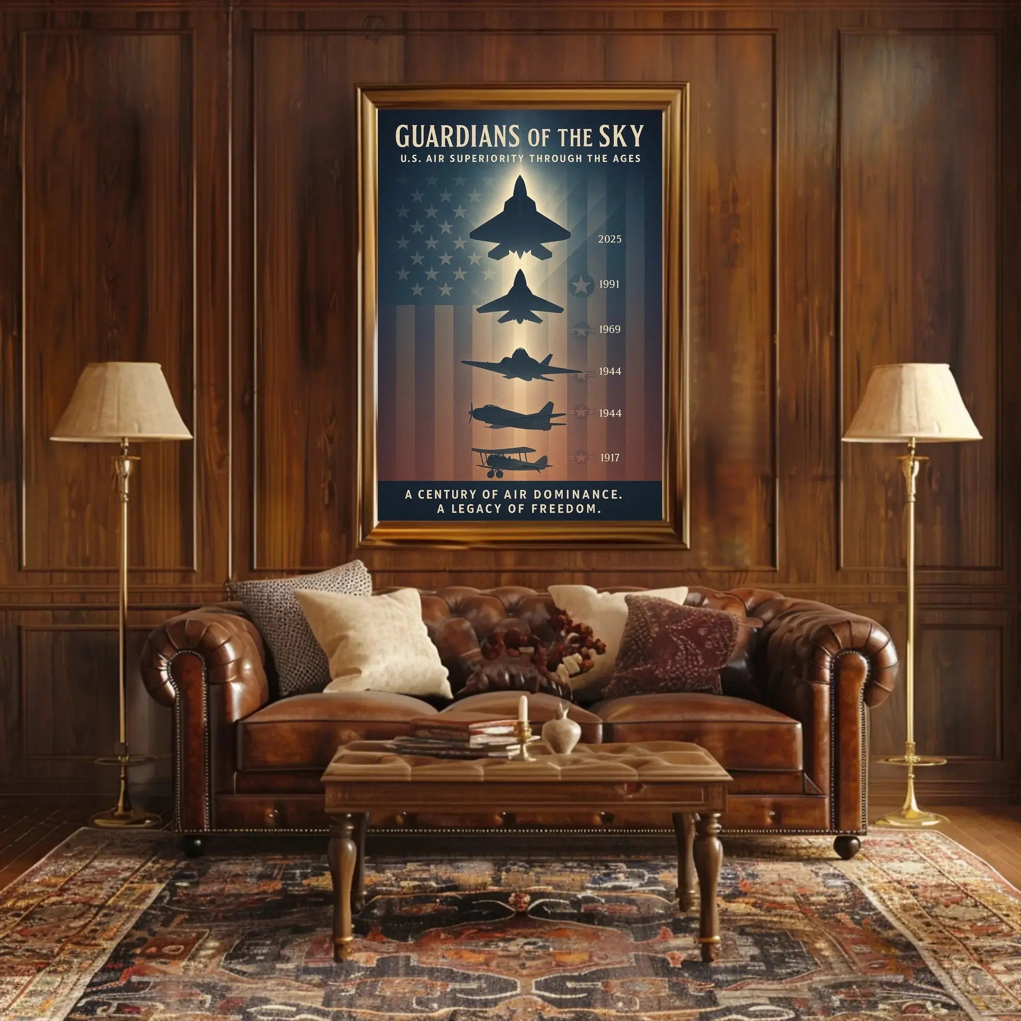 Guardians of the Sky Military Recruitment Poster PosterGoat