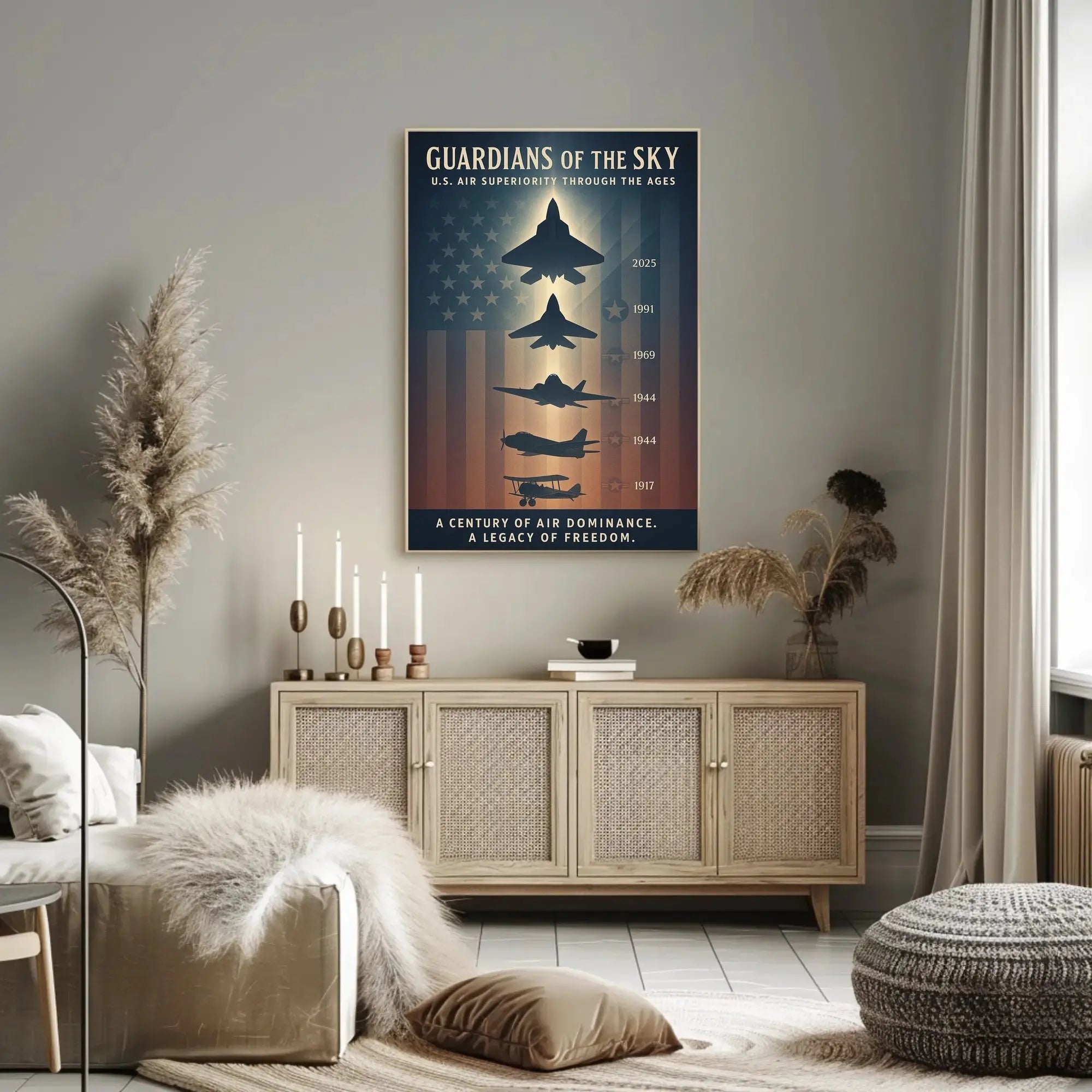Guardians of the Sky Military Recruitment Poster PosterGoat