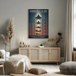 Guardians of the Sky Military Recruitment Poster PosterGoat