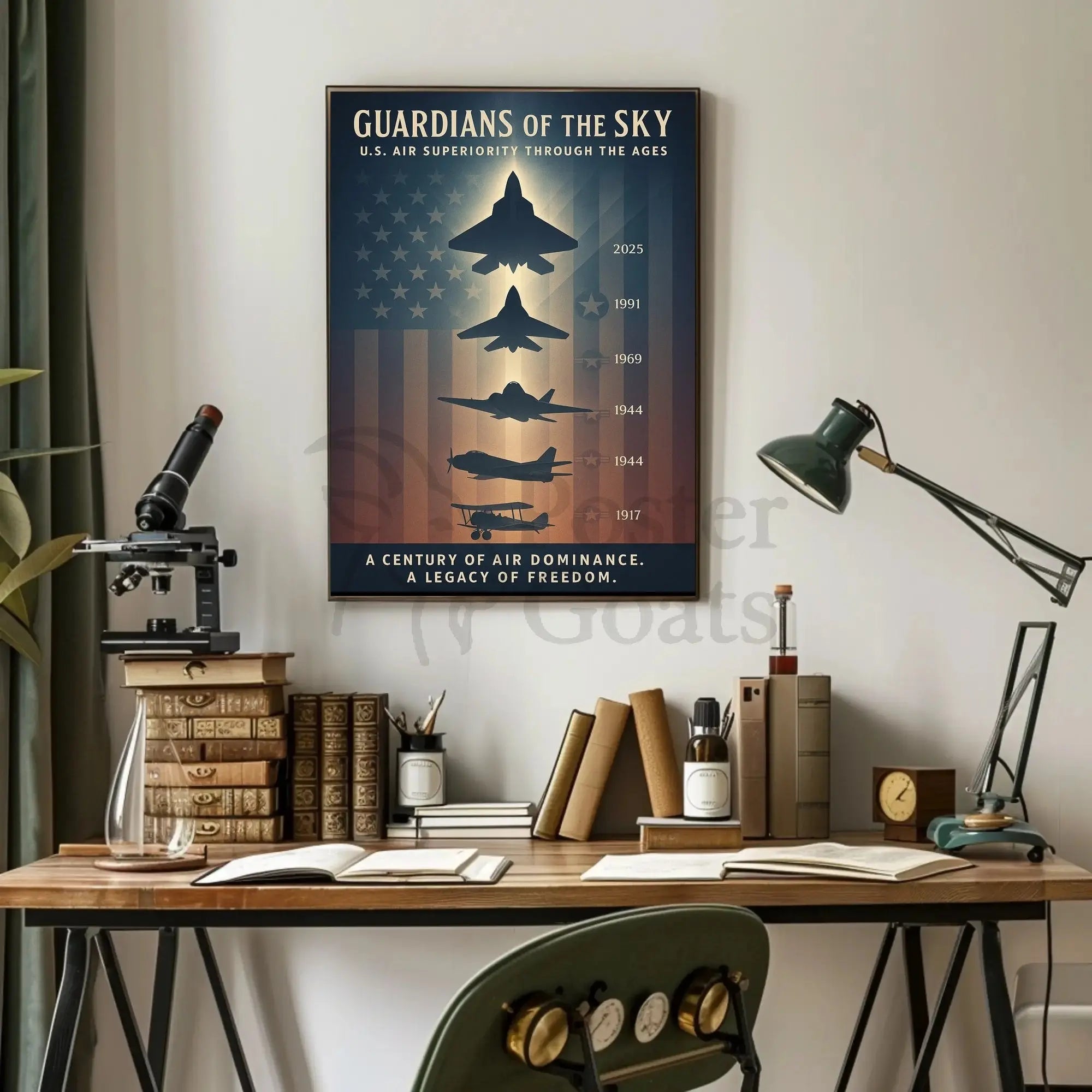 Guardians of the Sky Military Recruitment Poster PosterGoat