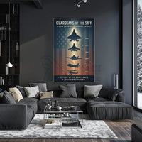 Guardians of the Sky Military Recruitment Poster PosterGoat