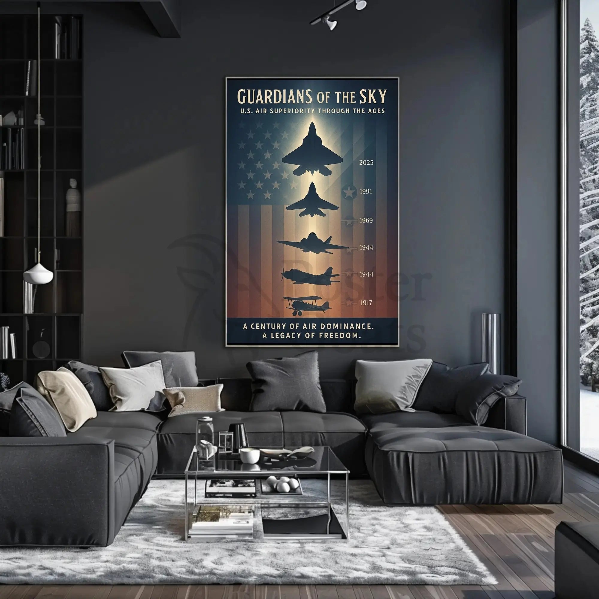 Guardians of the Sky Military Recruitment Poster PosterGoat