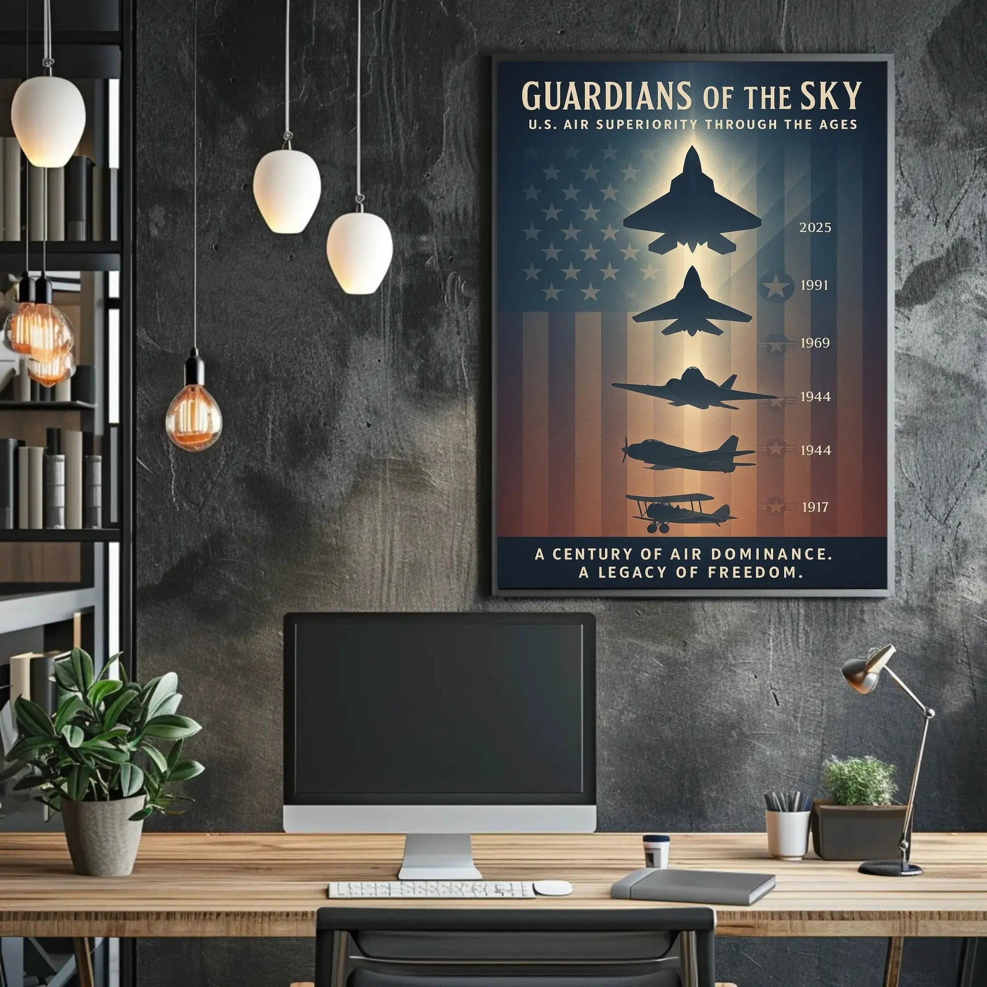 Guardians of the Sky Military Recruitment Poster PosterGoat