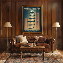 Guardians of the Sky: Evolution of U.S. Aircraft Poster PosterGoat