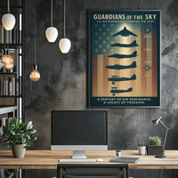 Guardians of the Sky: Evolution of U.S. Aircraft Poster PosterGoat