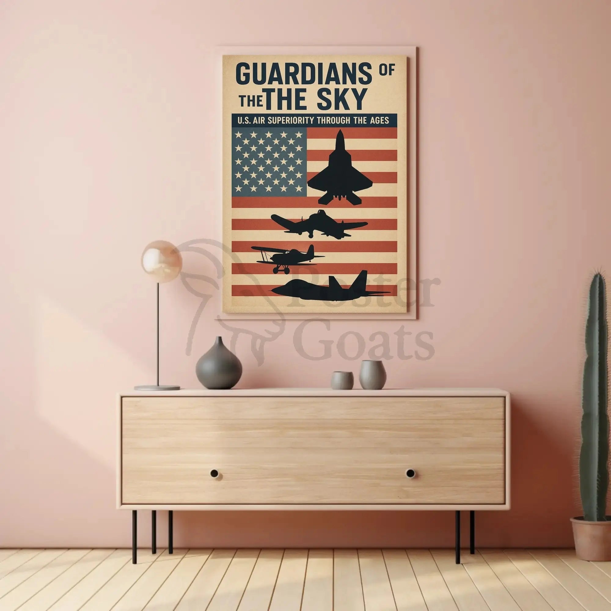 Guardians of the Sky: Military Propaganda Poster PosterGoat