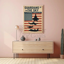 Guardians of the Sky: Military Propaganda Poster PosterGoat