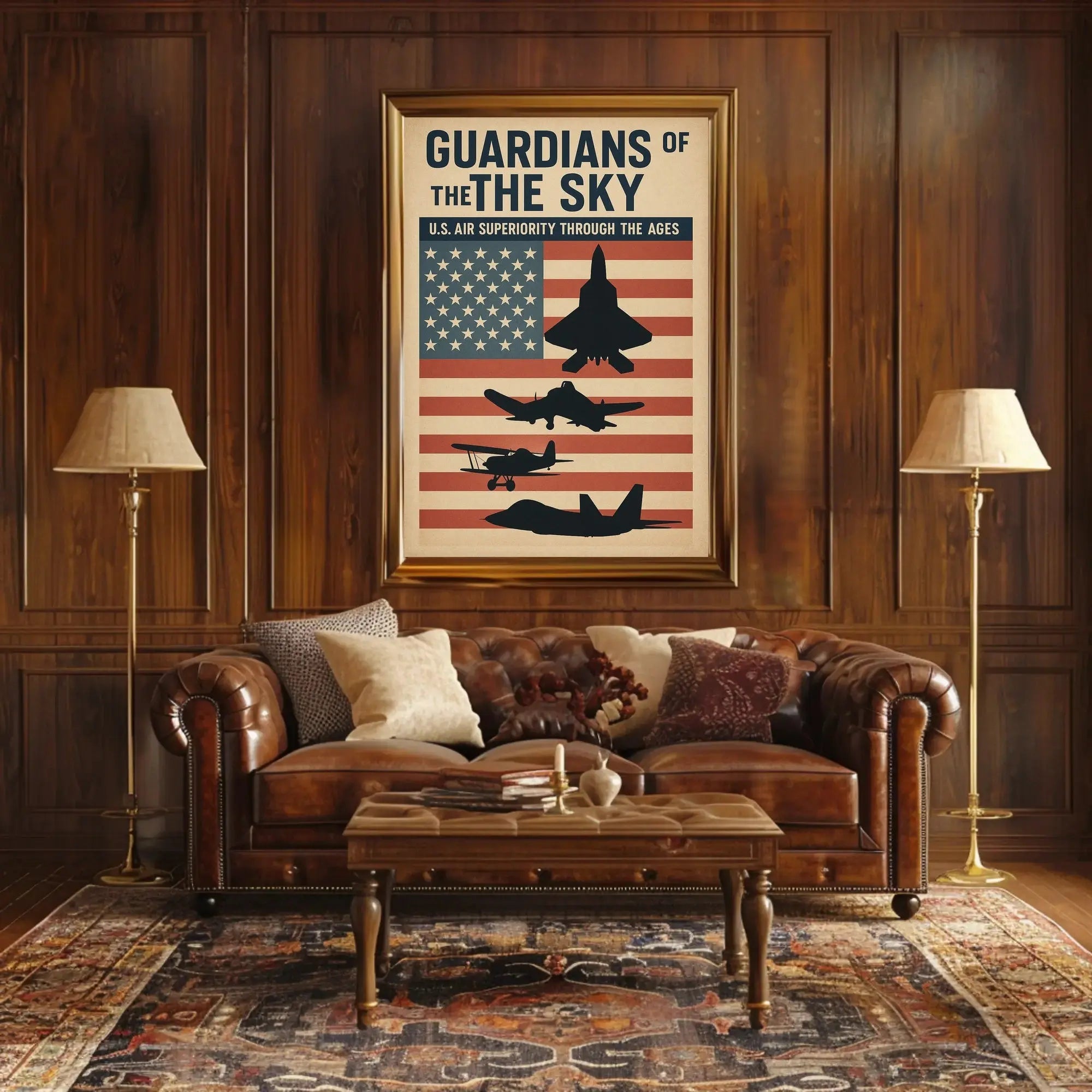 Guardians of the Sky: Military Propaganda Poster PosterGoat