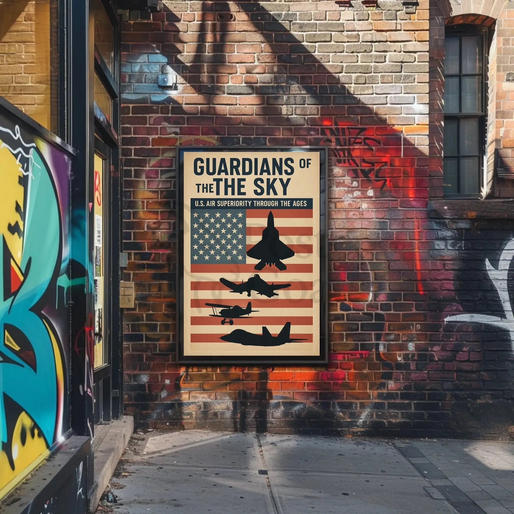 Guardians of the Sky: Military Propaganda Poster PosterGoat