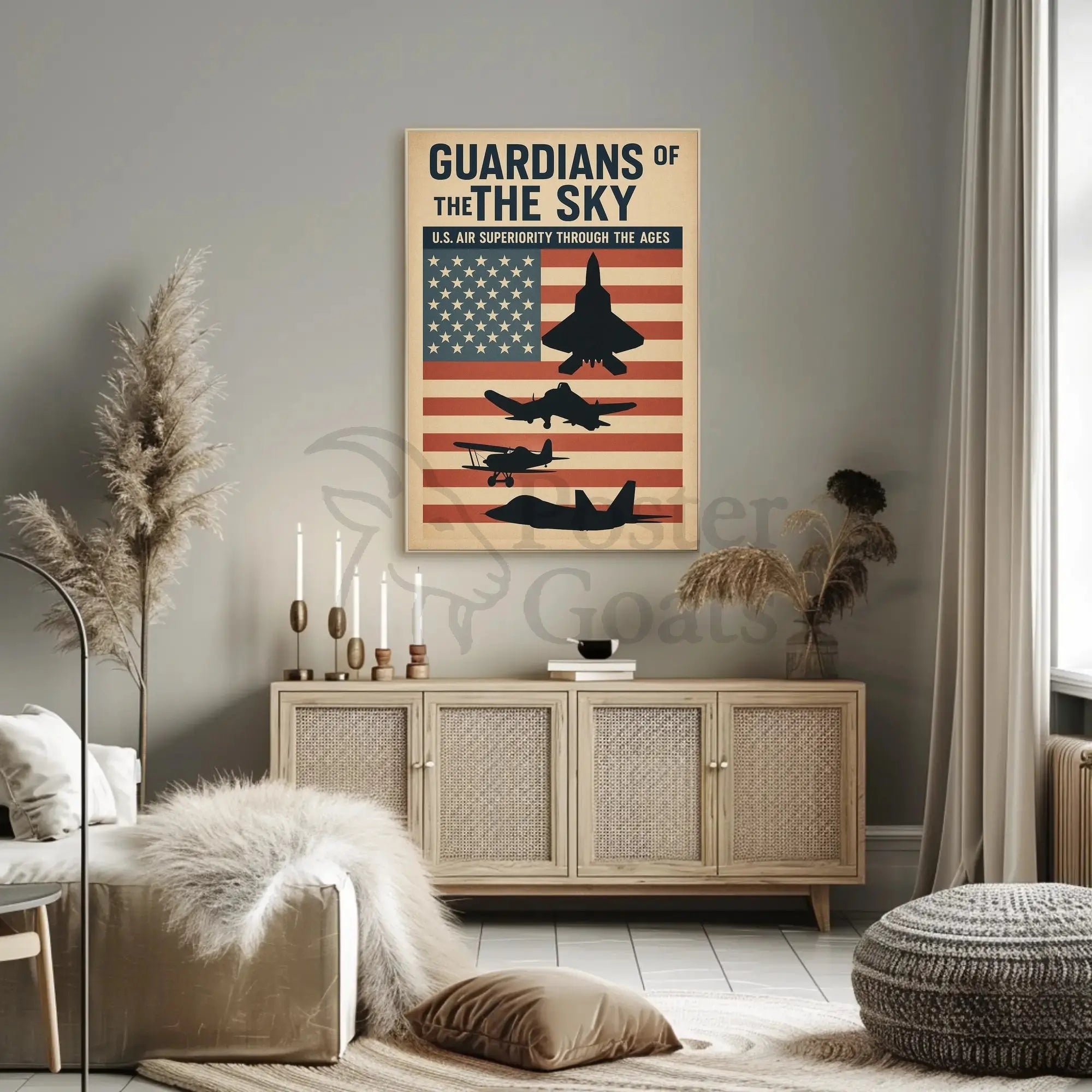 Guardians of the Sky: Military Propaganda Poster PosterGoat