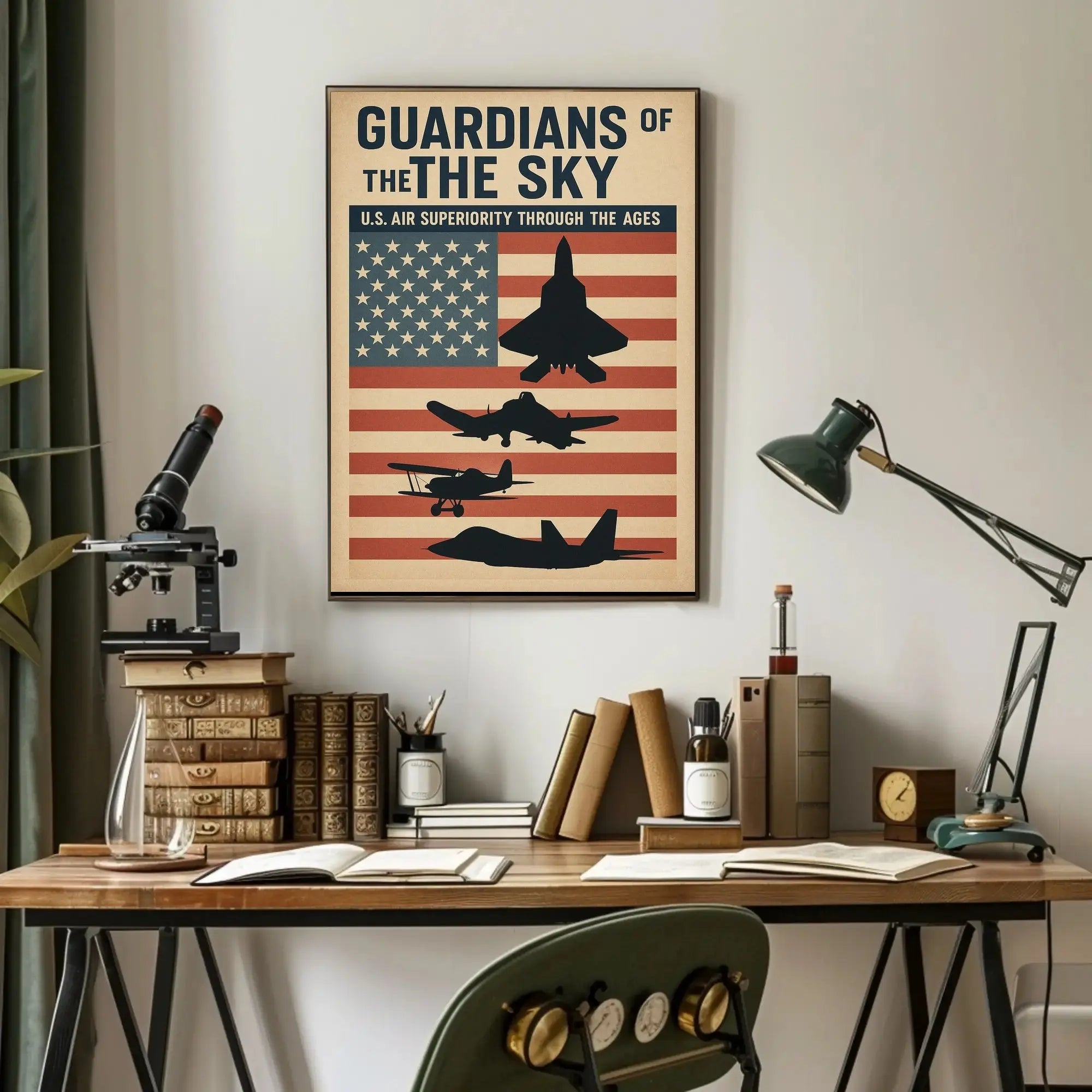 Guardians of the Sky: Military Propaganda Poster PosterGoat