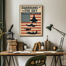 Guardians of the Sky: Military Propaganda Poster PosterGoat