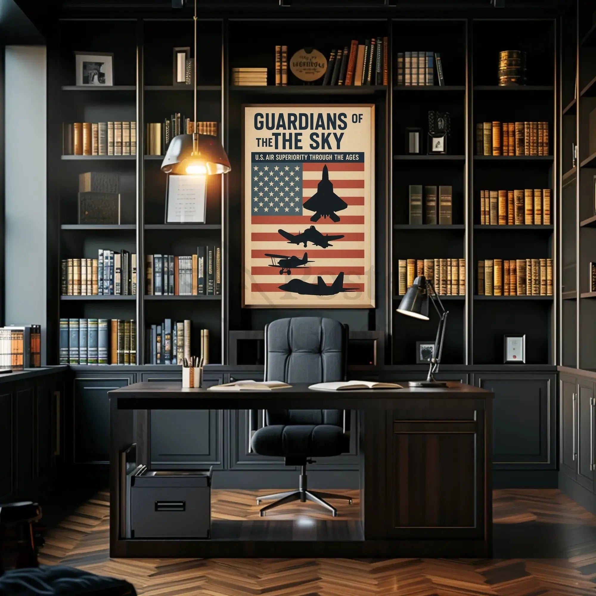 Guardians of the Sky: Military Propaganda Poster PosterGoat