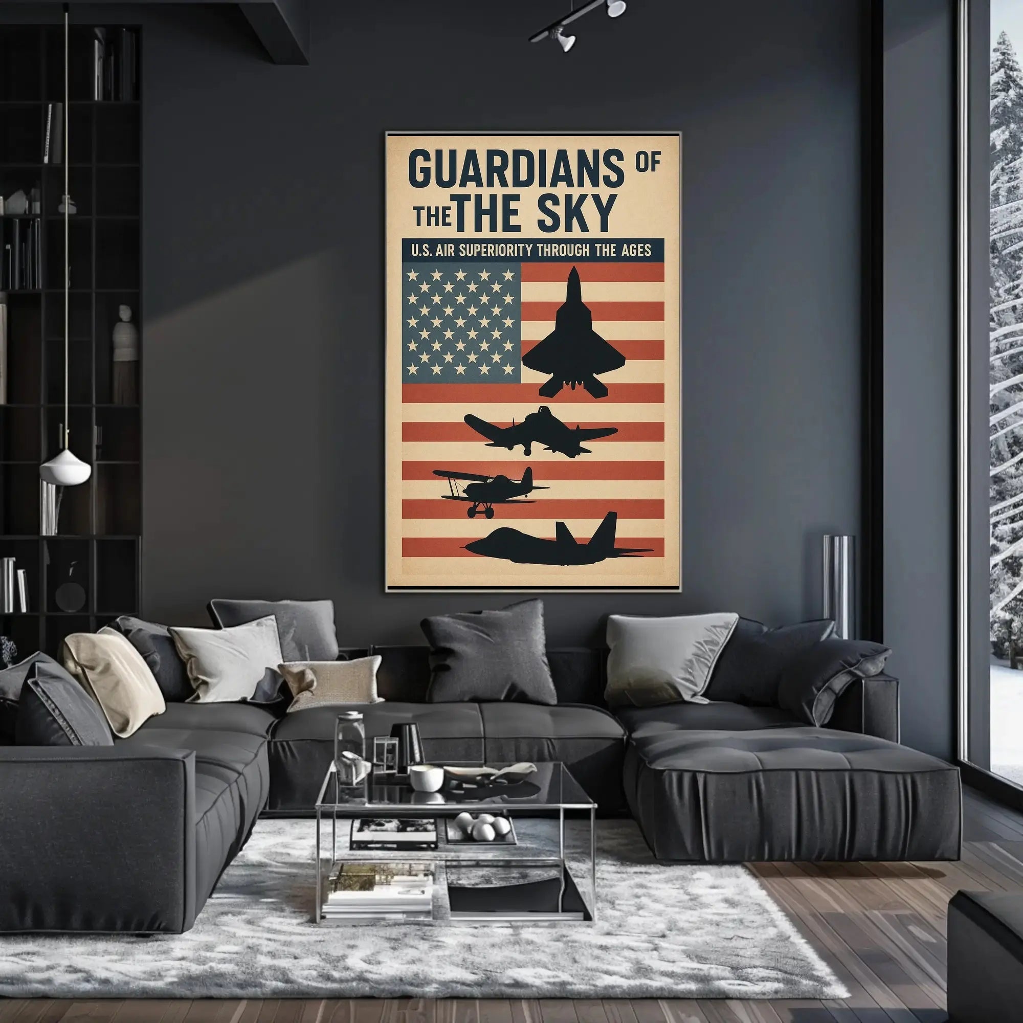 Guardians of the Sky: Military Propaganda Poster PosterGoat