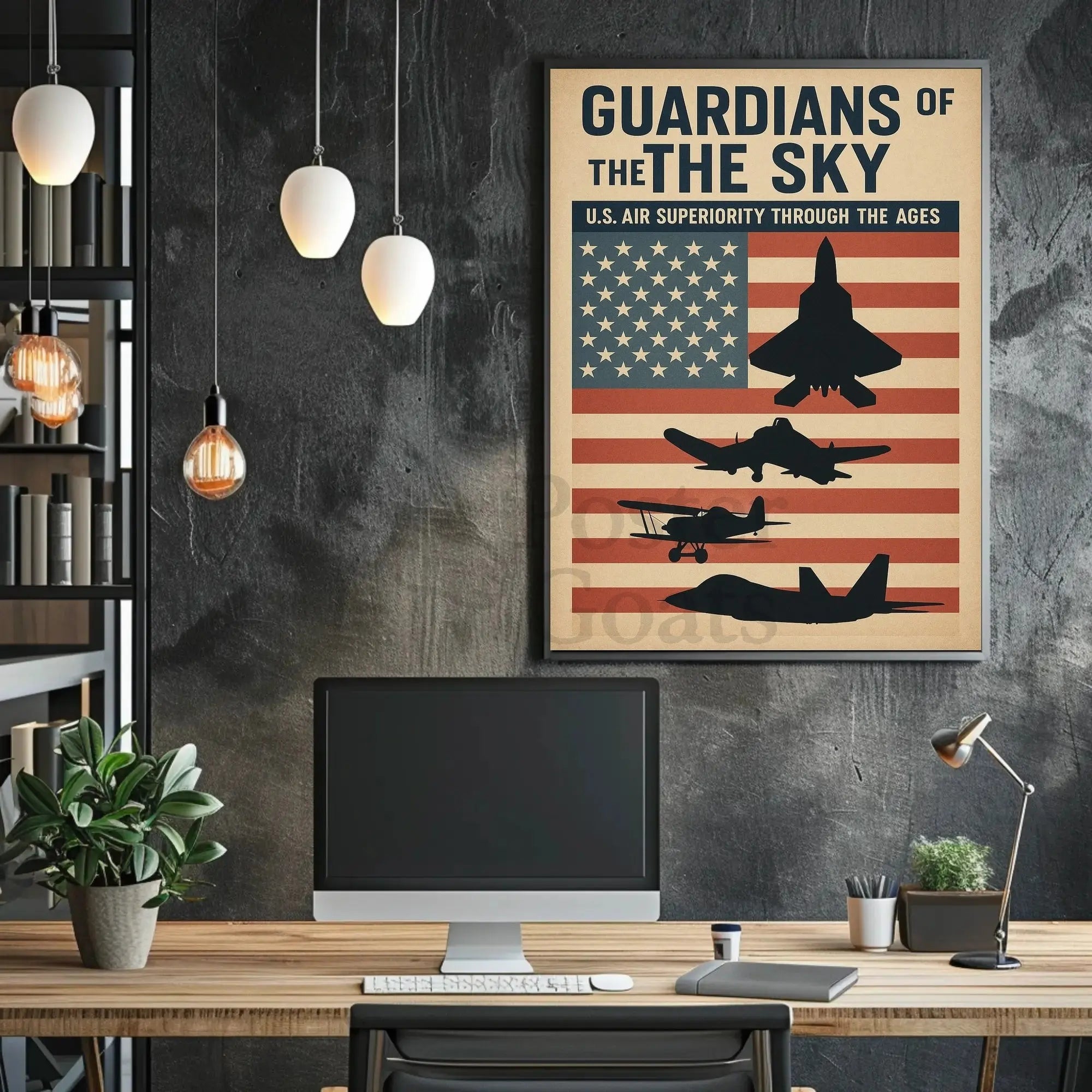 Guardians of the Sky: Military Propaganda Poster PosterGoat