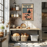 Guardians of the Sky: Military Propaganda Poster PosterGoat