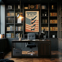 Guardians of the Sky: Timeless Military Aviation Poster PosterGoat