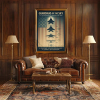 Guardians of the Sky: U.S. Military Recruitment Poster PosterGoat