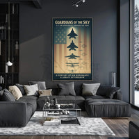 Guardians of the Sky: U.S. Military Recruitment Poster PosterGoat