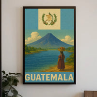 Guatemala's Natural Beauty Vintage Travel Poster PosterGoat