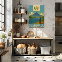 Guatemala's Natural Beauty Vintage Travel Poster PosterGoat