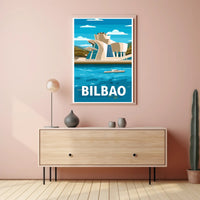 Guggenheim Museum Bilbao Urban Art Travel Poster PosterGoat