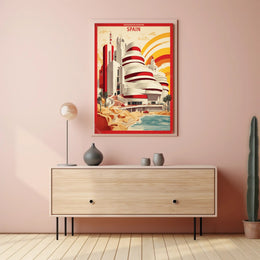 Guggenheim Museum in Spain Travel Poster PosterGoat
