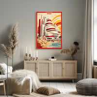 Guggenheim Museum in Spain Travel Poster PosterGoat